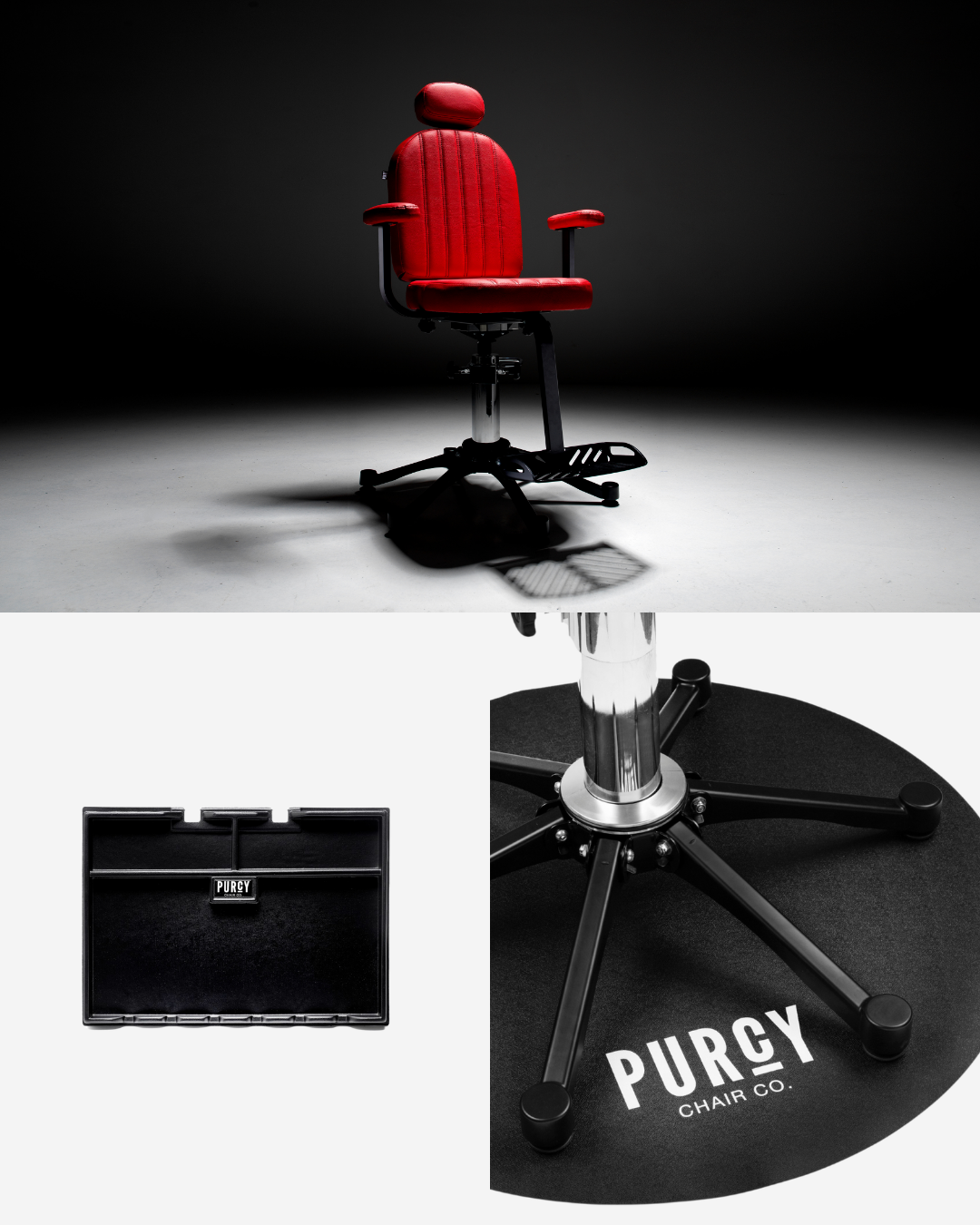 Purcy Chair Essential Bundle in Red