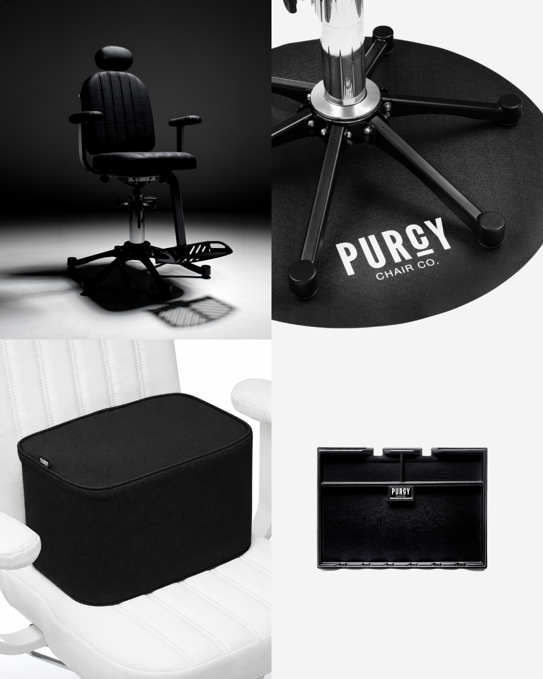 Purcy Chair Plus Bundle in Black