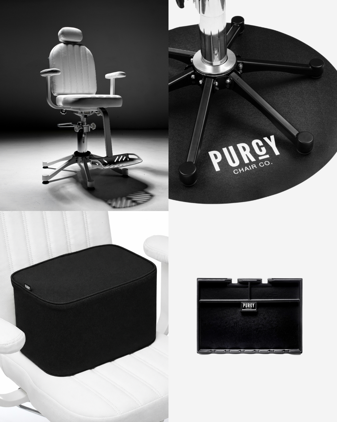 Purcy Chair Plus Bundle in White